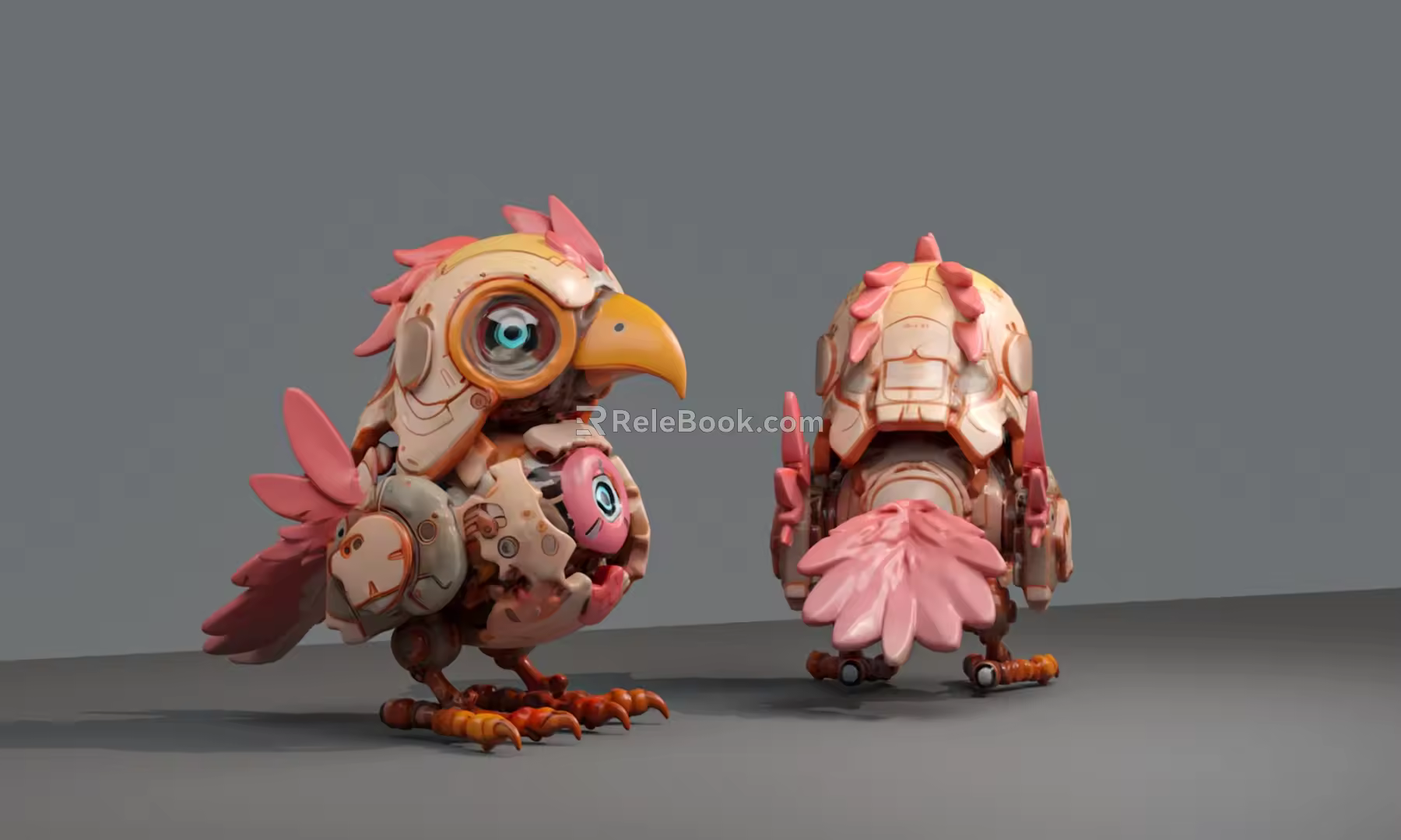 robot bird robot animal robot pet robot intelligent robot 3d model