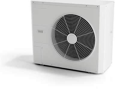 White Modern Air Conditioner Fan With Compact Structure And Efficient Cooling 3d model