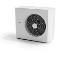 White Modern Air Conditioner Fan With Compact Structure And Efficient Cooling