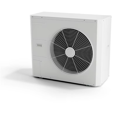 White Modern Air Conditioner Fan With Compact Structure And Efficient Cooling 3d model