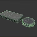 Gray Building Construction Paving Stones In Rectangular And Octagonal Shapes