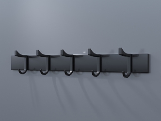 Modern clothes hook 3d model