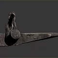 Tomahawk Axe Wooden Axe Handle Axe Mountain Axe Chopping Wood Axe Chopping Wood Axe Magic Axe 3d model