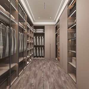 Modern Cloakroom 3d model