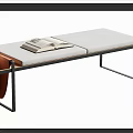 Ligne Roset Bed End Stool Bench Sofa Stool 3d model