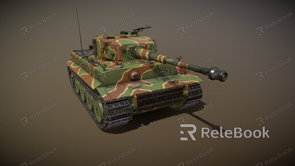 E-Tiger Tank model