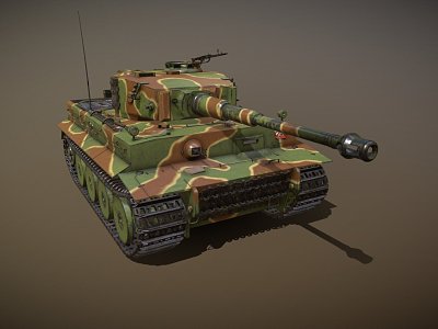 E-Tiger Tank model