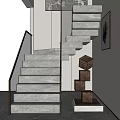 Modern Staircase Device 3d model