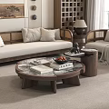 Middle Ancient Style Coffee Table 3d model