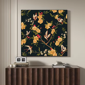 French Hanging Paintings American Hanging Paintings Living Room Hanging Paintings Entrance Hanging Paintings Study Hanging Paintings Bedroom Hanging Paintings Pastoral Hanging Paintings 3d model