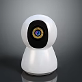 Smart White Spherical Security Camera With HD Lens For Home Surveillance