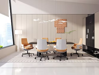 Modern Negotiation Room 3d model