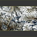 3D Topographic Terrain Model Featuring Snowy Mountains Rivers And Mountain Ranges