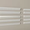 White Decorative Molding Lines In Various Styles For Interior Decoration