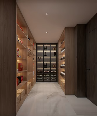 Modern Wine Cellar Wine Cabinet 3d model