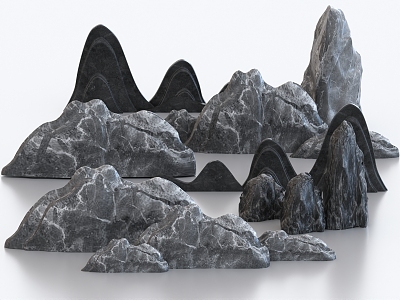 Stone stone rockery landscape stone marble hemp stone model