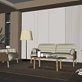 modern 3d model