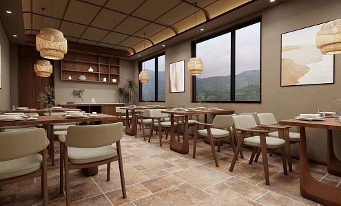 Homestay Restaurant 3d model