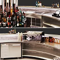 Modern Bar 3d model