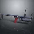 Rocket rocket launcher to air weapon to air missile shoulder missile shoulder rocket 3d model