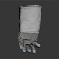 Gray Protective Work Gloves With Durable Fabric And Reinforced Fingers