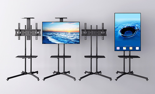 Modern bracket TV stand TV stand 3d model