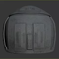 Modern monitoring head security monitoring surveillance camera 3d model