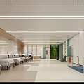 Bright Modern Hospital Outpatient Clinic Interior With Reception Desk Sofas And Plants