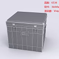 Laboratory Blue Secure Storage Container With Square Lid And Label