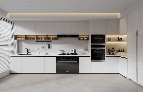 Modern Kitchen 3d model