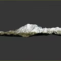 Stunning Natural Mountain Landscape With Snowy Peaks Rocky Terrain And Green Vegetation