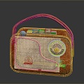 Radio Portable Radio Desk Radio Full Band Radio AC Radio 3d model