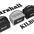 Modern Audio Speaker Marshall Bluetooth Speaker 3d model