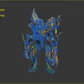 Elf Tree Demon Tree Monster Tree Man Tree Elf Monster Alien Monster 3d model