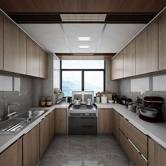 Modern Kitchen 3d model