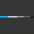 Selfie Stick With Blue And White Extendable Pole And Phone Holder