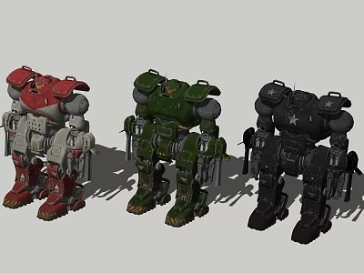 Heavy Machine A Mechanical Robot 3d model