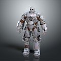 Modern Robot Iron Man Mech Warrior Machine Battlearm Mechanical Battlearm 3d model