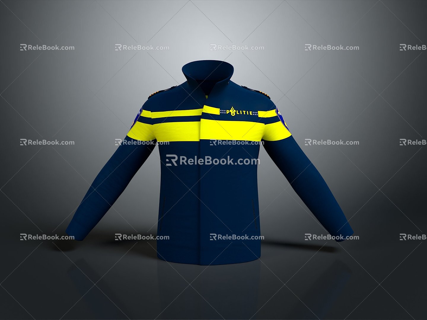 Jacket Police Jacket Police Clothing Leather Jacket Fashion Jacket Casual Jacket Windproof Jacket Windproof Top 3d model