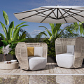 Modern outdoor sofa 3d model