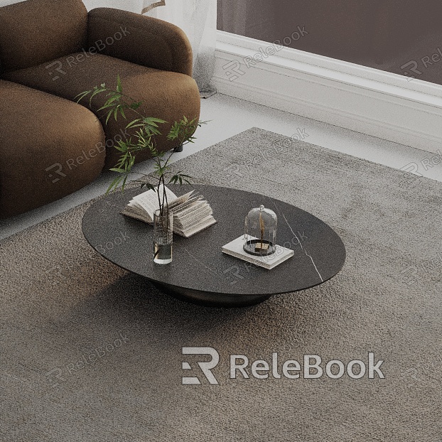 Modern coffee table model