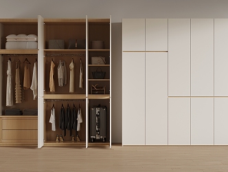 Simple wardrobe 3d model