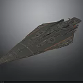 Futuristic Cosmic Spacecraft With Detailed Hull Design And Advanced Systems