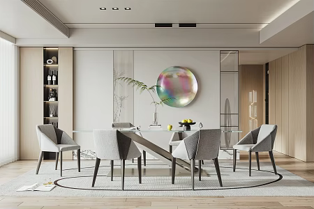 Modern Restaurant 3d model