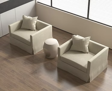 Modern single sofa 3d model