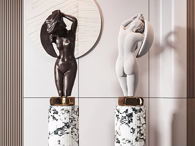 Modern Sculpture 3d model