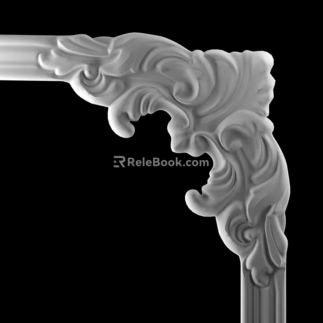 Carved 3d model