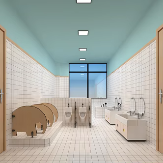 Children's Toilet Nordic Toilet 3d model
