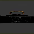 Vintage USAS Naval Armory Manhole Cover With Rusted Texture And Yellow Handle
