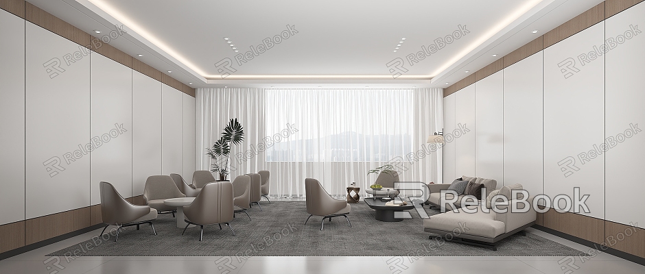 Modern Reception Room model